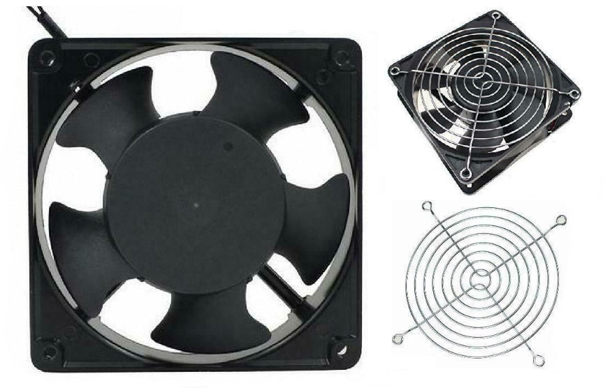 Metal Frame Fan - ACC 200-240V - 120 x 120 x 38mm [78319]