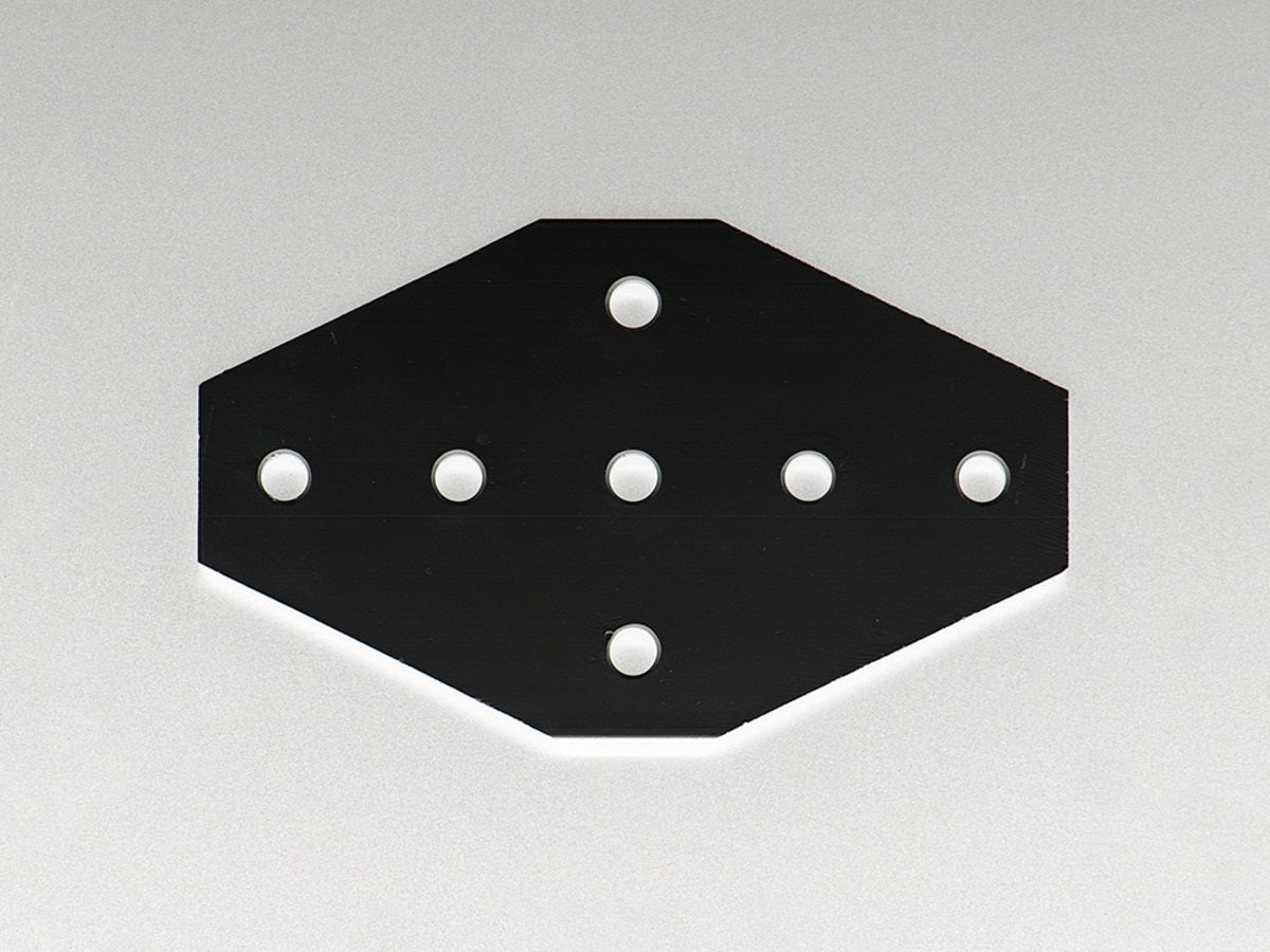 7 Hole Cross Joining Plate 2020 V-slot Aluminum Profile CNC 3D Printer 100X60 [78305]