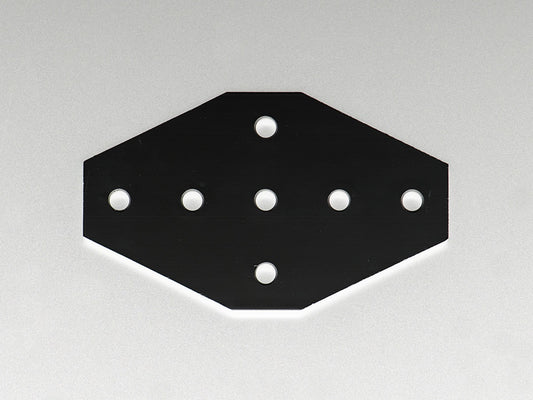 7 Hole Cross Joining Plate 2020 V-slot Aluminum Profile CNC 3D Printer 100X60 [78305]