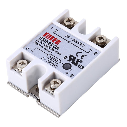 Solid State Relay Module SSR-25AA 25A, 3-32V AC to 24-380V AC [78105]