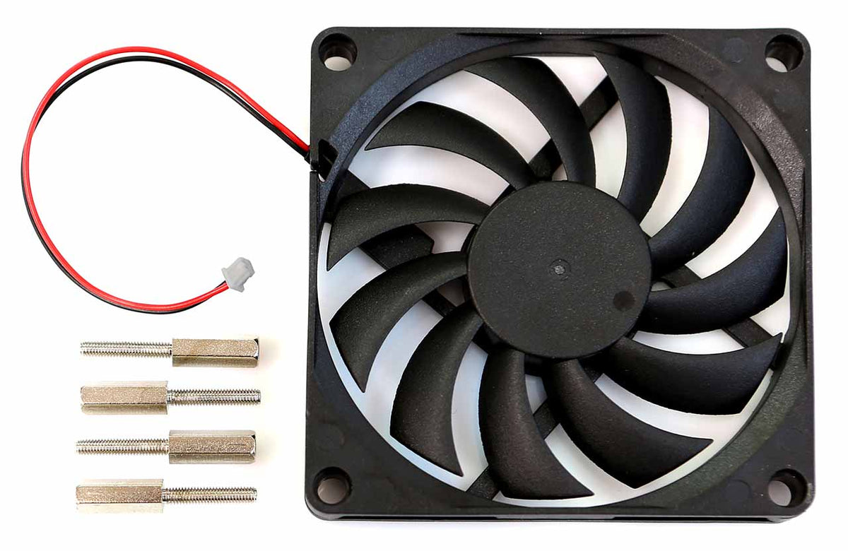 ODROID 80x80x10.8mm cooling fan with 2pin connector for N2+ (77334)