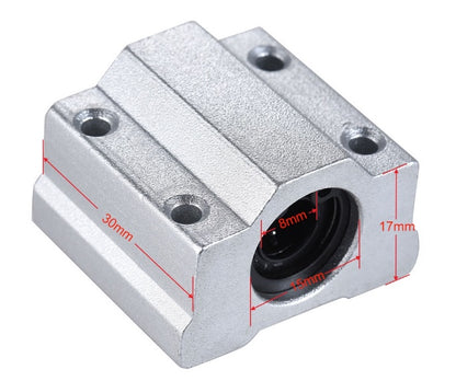 SCS8UU LINEAR MOTION 8MM SHAFT SLIDING BEARING BLOCK WITH 8MM BORE [78011]