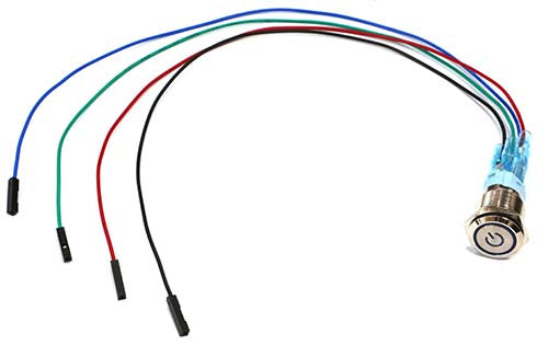 LED Power Button for ODROID H2 [78811]