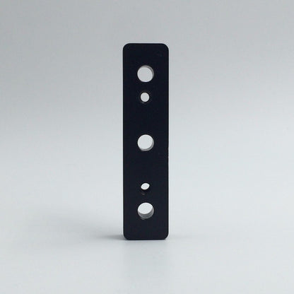 SPACER BLOCK V SLOT FOR CNC , 3D PRINTER , CBEAM ALUMINIUM ANODIZED BLACK [78327]