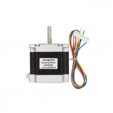 6.35mm 1/4" Shaft 178oz NEMA 23 Stepper Motor 4 wire 2.8A CNC Router 3D Printer [78201]