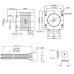 6.35mm 1/4" Shaft 178oz NEMA 23 Stepper Motor 4 wire 2.8A CNC Router 3D Printer [78201]