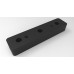 SPACER BLOCK V SLOT FOR CNC , 3D PRINTER , CBEAM ALUMINIUM ANODIZED BLACK [78327]