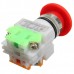 E-STOP SWITCH SELF LOCK MUSHROOM CAP EQUIPMENT BUTTON EMERGENCY STOP PUSH UNIT [78102]