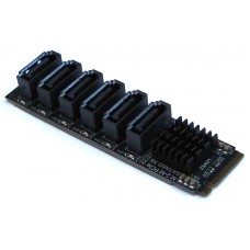 6-Port SATA M.2 Card [131000]